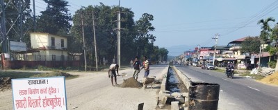 ८ वर्षमा पनि सकिएन भरतपुरको बाइपास सडक