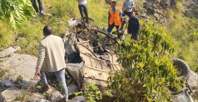 [अपडेट] सुर्खेतमा जिप दुर्घटना हुँदा चार जनाको मृत्यु