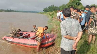 अपडेट : राप्तीमा बेपत्तामध्ये एक जनाको शव भेटियो