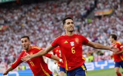 जर्मनीलाई हराउँदै स्पेन युरोकपको सेमिफाइनलमा