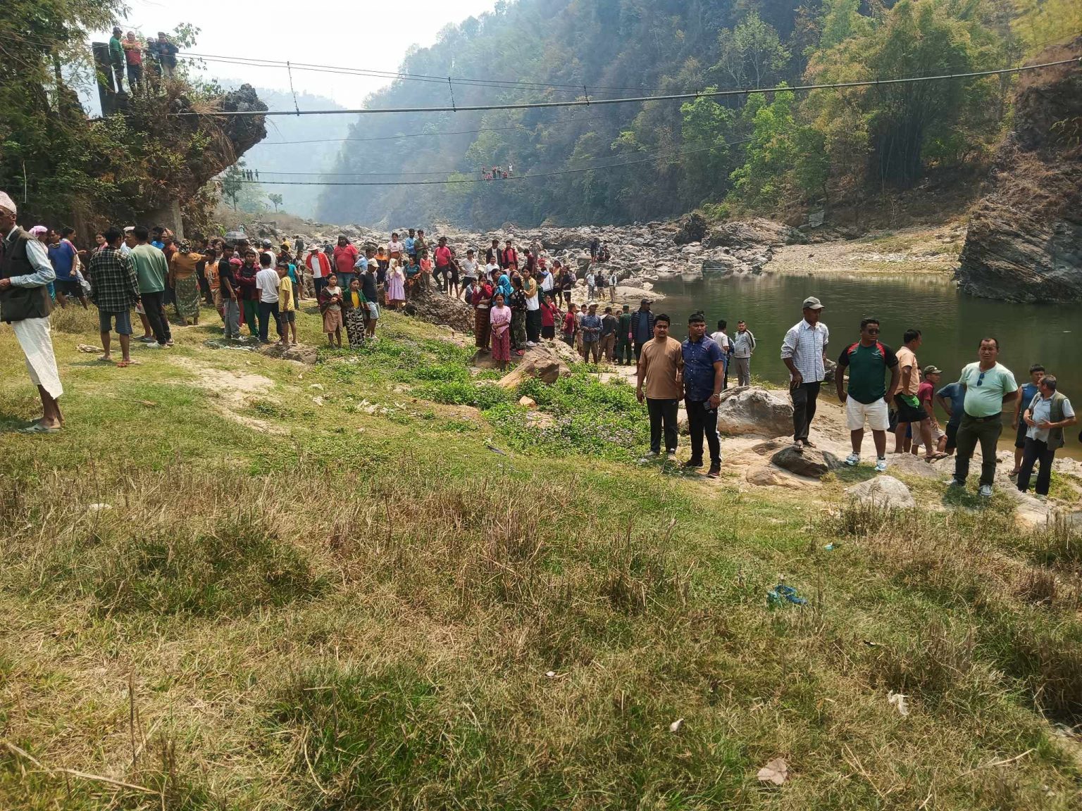 आँधीखोलामा पौडी खेल्ने क्रममा एक बालकको मृत्यु