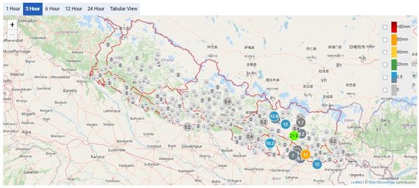 यी चार प्रदेशमा आज भारी वर्षाको सम्भावना